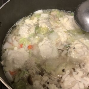 基本のあっさり鶏団子